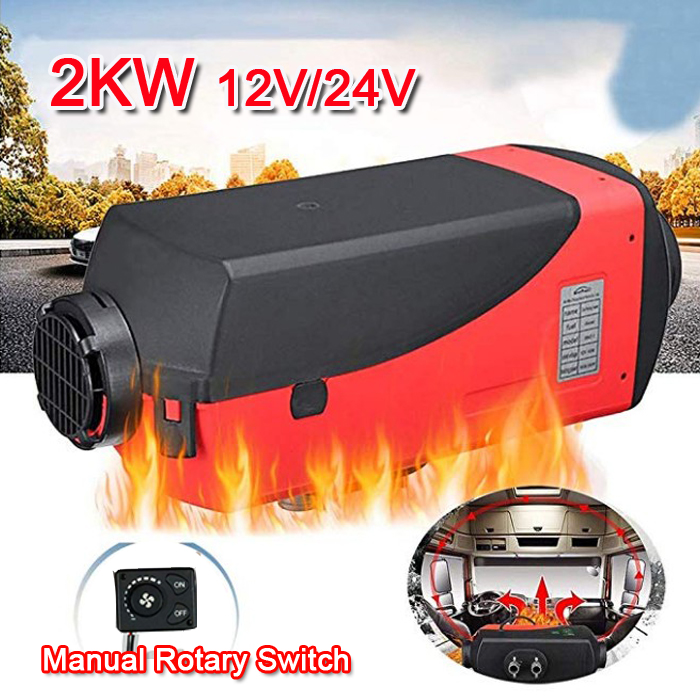 2KW 12V/24V Parking Heater with Manual Rotary Switch