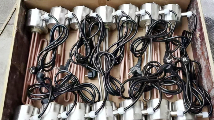Immersion Heater With Thermostat Delivered To Russia.