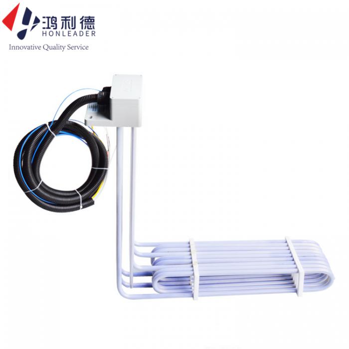 L-Shaped Immersion PTFE tubular heater for electroplating tank