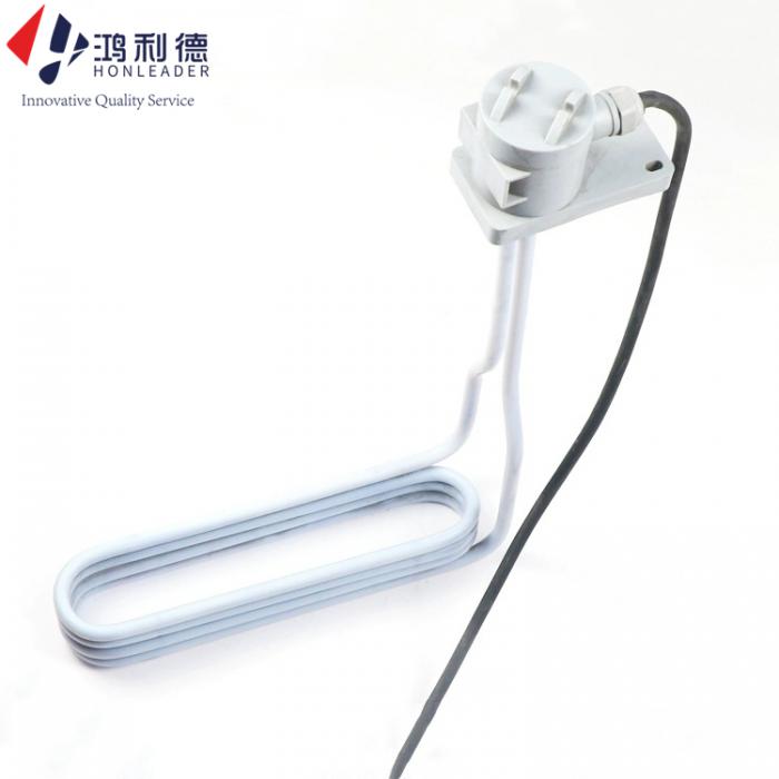 Teflon/PTFE immersion heater for electroplating pools